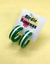 Load image into Gallery viewer, Striped Retro Hoops available in 4 Colours