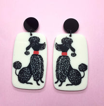 Load image into Gallery viewer, vintage poodle earrings