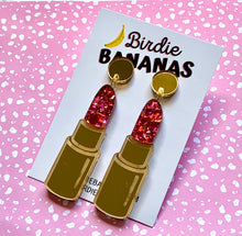 Load image into Gallery viewer, lipstick earrings