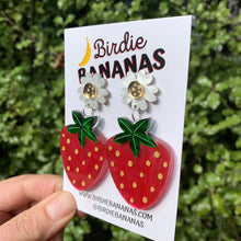 Load image into Gallery viewer, Strawberry Earrings