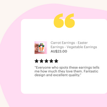 Load image into Gallery viewer, Carrot Earrings