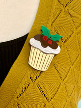 Load image into Gallery viewer, Christmas Pudding Brooch