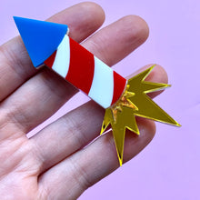 Load image into Gallery viewer, Firecracker Brooch