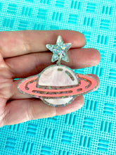 Load image into Gallery viewer, Planet Earrings Pink