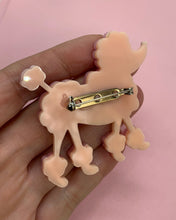 Load image into Gallery viewer, Pink Poodle Brooch