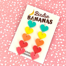 Load image into Gallery viewer, rainbow pride earrings