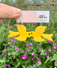 Load image into Gallery viewer, Yellow Bird Earrings
