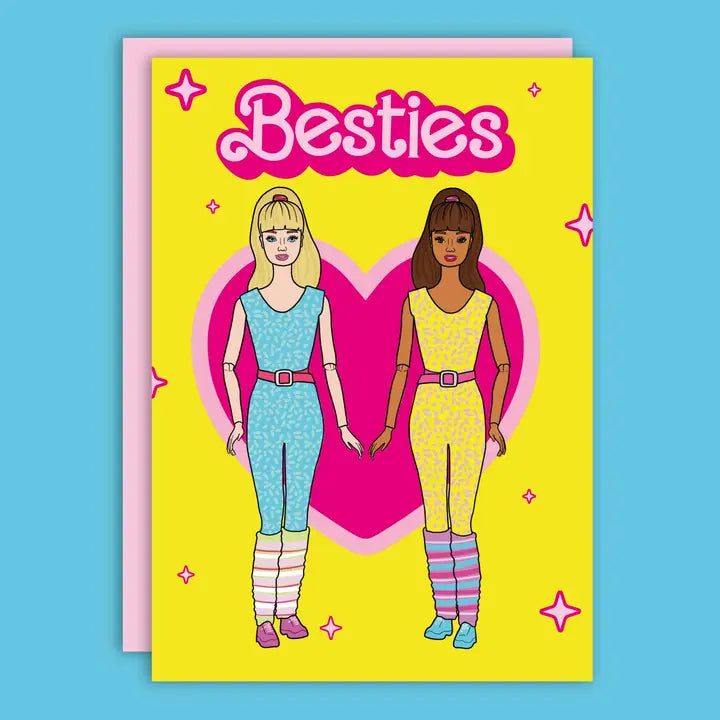 Besties Barbie Card