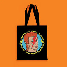 Load image into Gallery viewer, David Bowie Ziggy Stardust Tote Bag
