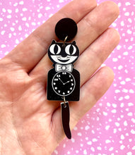 Load image into Gallery viewer, Kit Cat Clock Earrings
