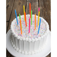 Load image into Gallery viewer, Neon Rainbow Gradient 12 Pack Birthday Candle
