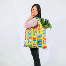 Load image into Gallery viewer, Tins Art Sack Reusable Shopping Tote
