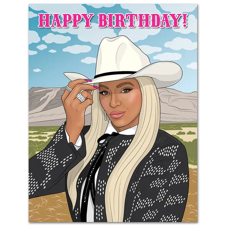 Beyonce Birthday Card