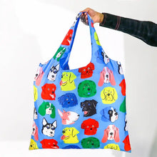 Load image into Gallery viewer, Dogs Art Sack Reusable Shopping Tote
