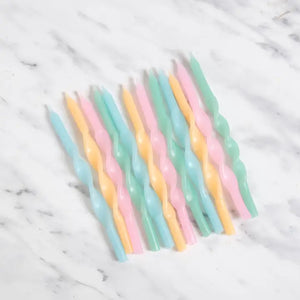 Twisted Pastel 12 Pack Birthday Candle