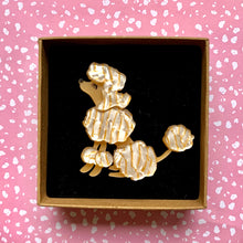 Load image into Gallery viewer, Vintage Style Golden Poodle Brooch
