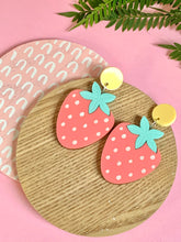 Load image into Gallery viewer, Pastel Strawberry Earrings
