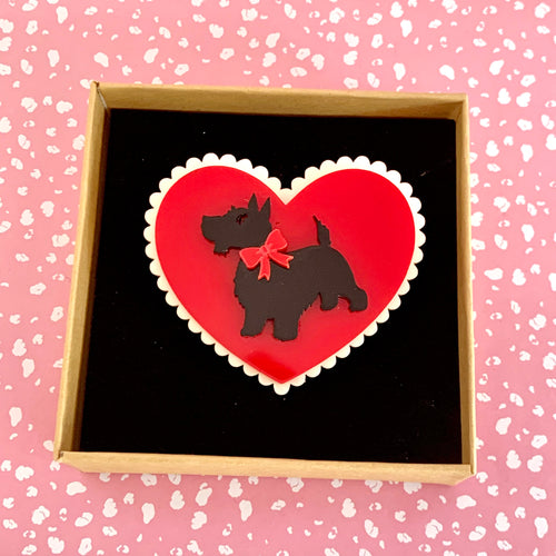 scottie dog brooch gift