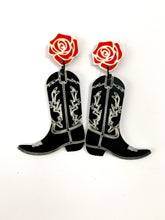 Load image into Gallery viewer, cowboy- boot - earrings
