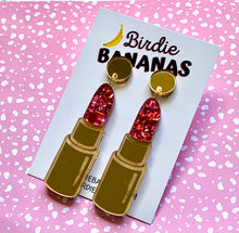 Load image into Gallery viewer, lipstick earrings
