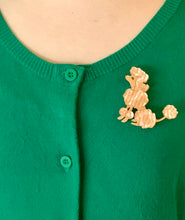 Load image into Gallery viewer, Vintage Style Golden Poodle Brooch
