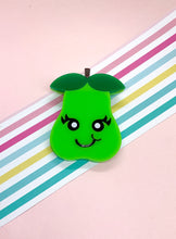 Load image into Gallery viewer, acrylic pear brooch
