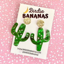 Load image into Gallery viewer, southwestern cactus earrings
