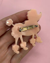 Load image into Gallery viewer, Pink Poodle Brooch
