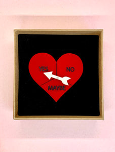 rickabilly valentine heart brooch